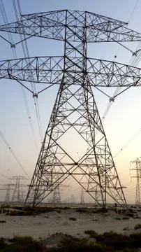 Electric pole Stock Photos