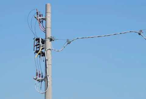 Electric pole Stock Photos