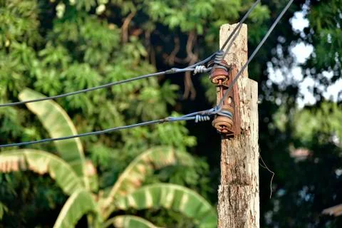 Electric pole Foto stock