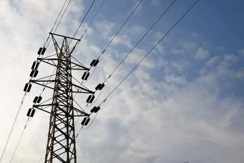 Electric pole Stock Photos