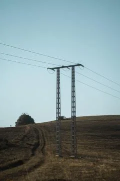 Electric pole Stock Photos