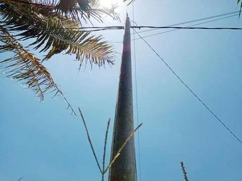 Electric pole Stock Photos