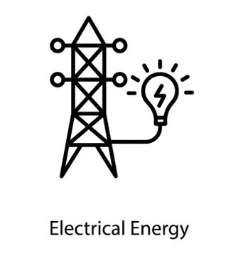 Electric Pole Vector Stock Illustration