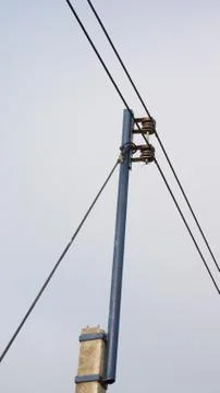 Electric post Stock Photos