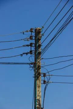 Electric post Stock Photos