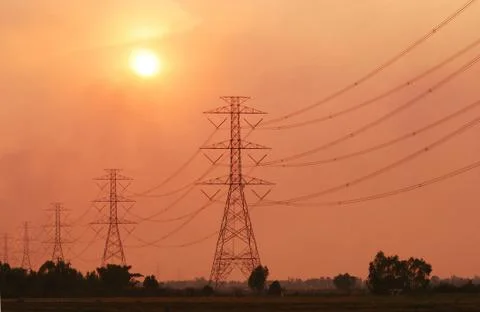 Electric post Stock Photos