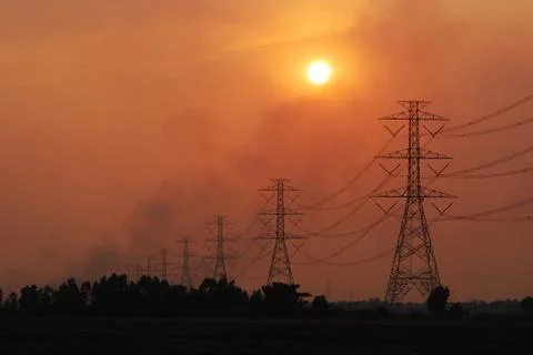 Electric post Stock Photos