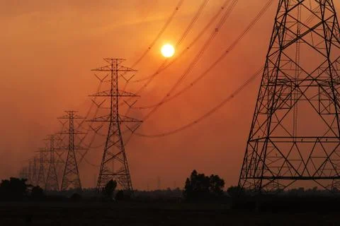 Electric post Stock Photos