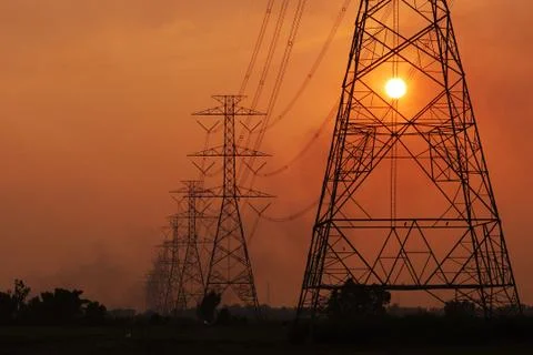 Electric post Stock Photos