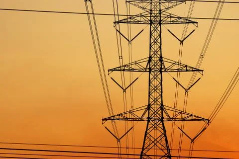 Electric post Stock Photos