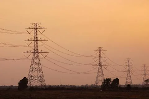 Electric post Stock Photos