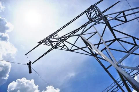 Electric post Stock Photos