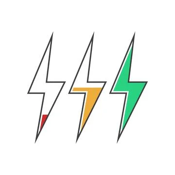 Electric power icon Stock Illustration