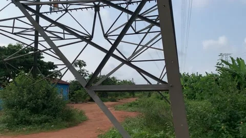 Electric power line Stock Footage 317282657