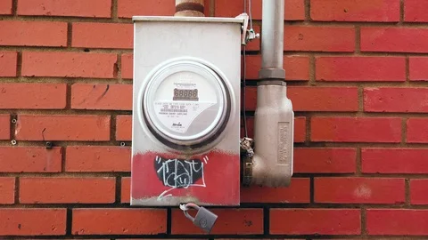 Electric Power Meter Stock Footage 106298009