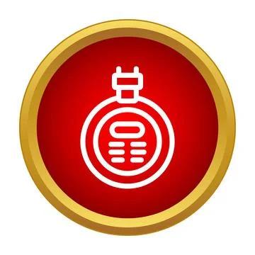 Electric power meter icon measuring energy consumption Stock Illustration