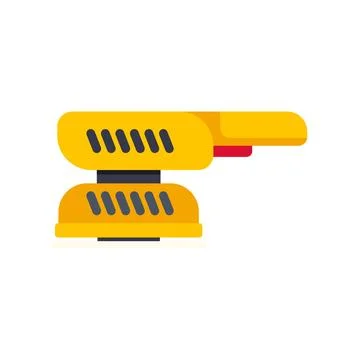 Electric power orbital sander machine vector illustration Stock Illustration