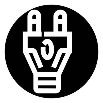 Electric power plug icon connecting to energy Stock Illustration