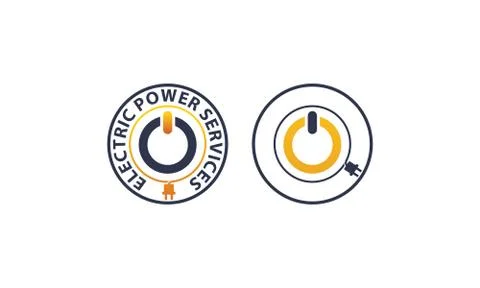 Electric Power Services Set イラスト素材