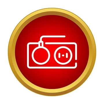 Electric power socket outlet with connected plug icon Stock Illustration