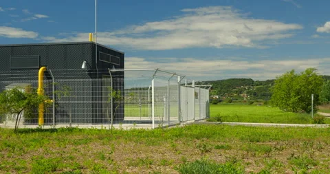 Electric power station Stock Footage 144408463
