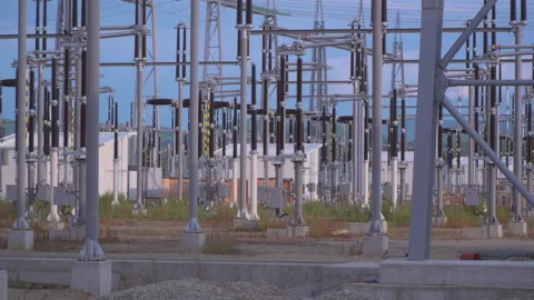 Electric power station Stock Footage 145485028