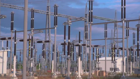 Electric power station Stock Footage 145489271