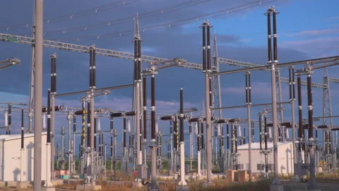 Electric power station Stock Footage 145794604