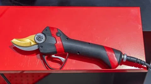 Electric Pruning Shears Stock Photos