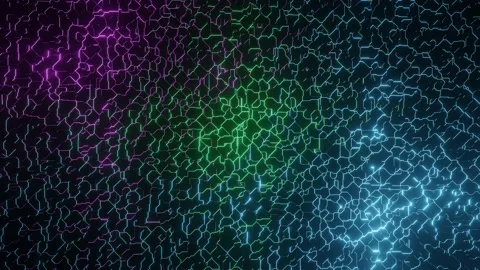 Electric pulce grid background Stock Footage 204083382