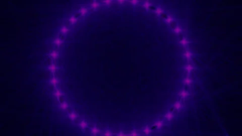 Electric Purple Plasma Globe Simulation Flicker Neon Lights Ray Trace Stock Footage 245904954