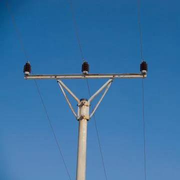 Electric pylon Stock Photos