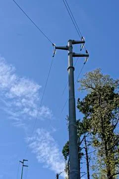 Electric pylon Stock Photos