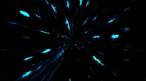Electric Ray Vortex Loop Stock Footage 24413537