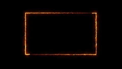 Electric rectangle light effect glowing abstract outline streak frame animation. 動画素材 342958274