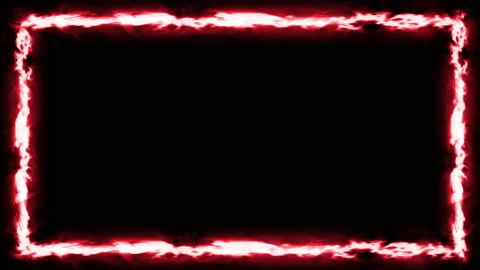 Electric red frame on black background. ... | Stock Video | Pond5