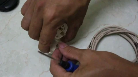Electric repair workers Stock Footage 78213798