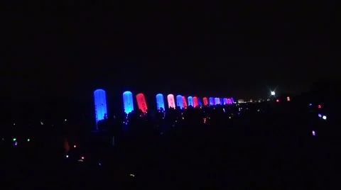 Electric run course shot Video stock 52303175