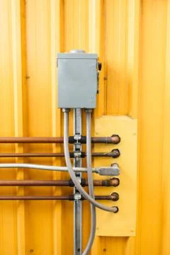 Electric safety switch. Stockfoto's