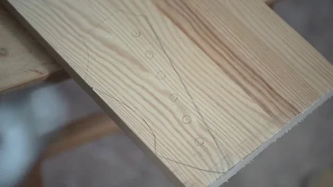 The electric saw cut a board Stock Footage 74305697