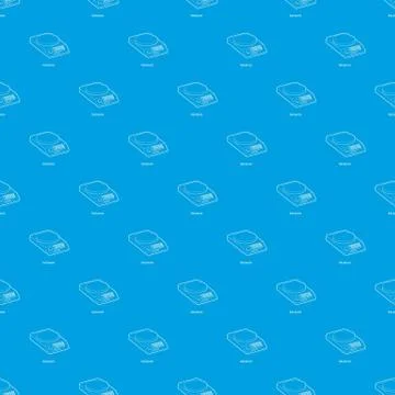 Electric scales pattern seamless blue Ilustración de archivo