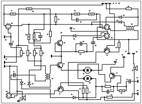 Electric scheme - background Illustrazione stock