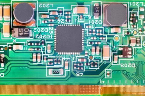 Electric scheme close up Stock-Fotos