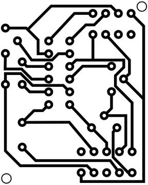 Electric scheme Stock Illustration