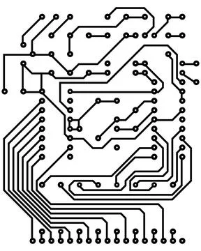 Electric scheme Stock Illustration