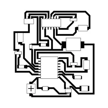 Electric scheme Stock Illustration