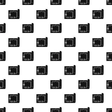 Electric scheme pattern seamless vector イラスト素材