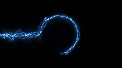 Electric Scifi Plasma Ring Fx Loop Vídeos de archivo 124546963