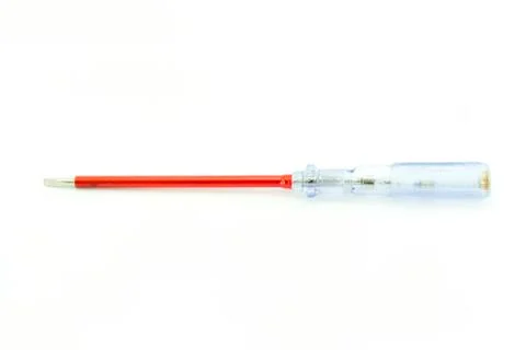 Electric screwdriver isolate with white background. Foto stock