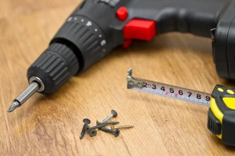 Electric screwdriver Stock Photos
